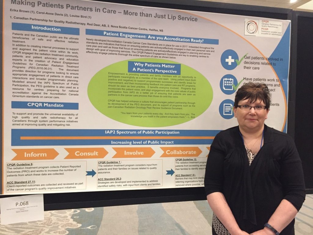 Louise Bird presenting at the CPAC Innovative Approaches to Optimal Cancer Care in Canada conference April 2017.